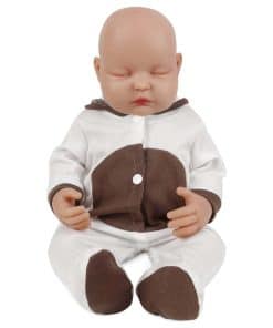 Muñeca de cuerpo completo Vollence de 18 pulgadas con ojos