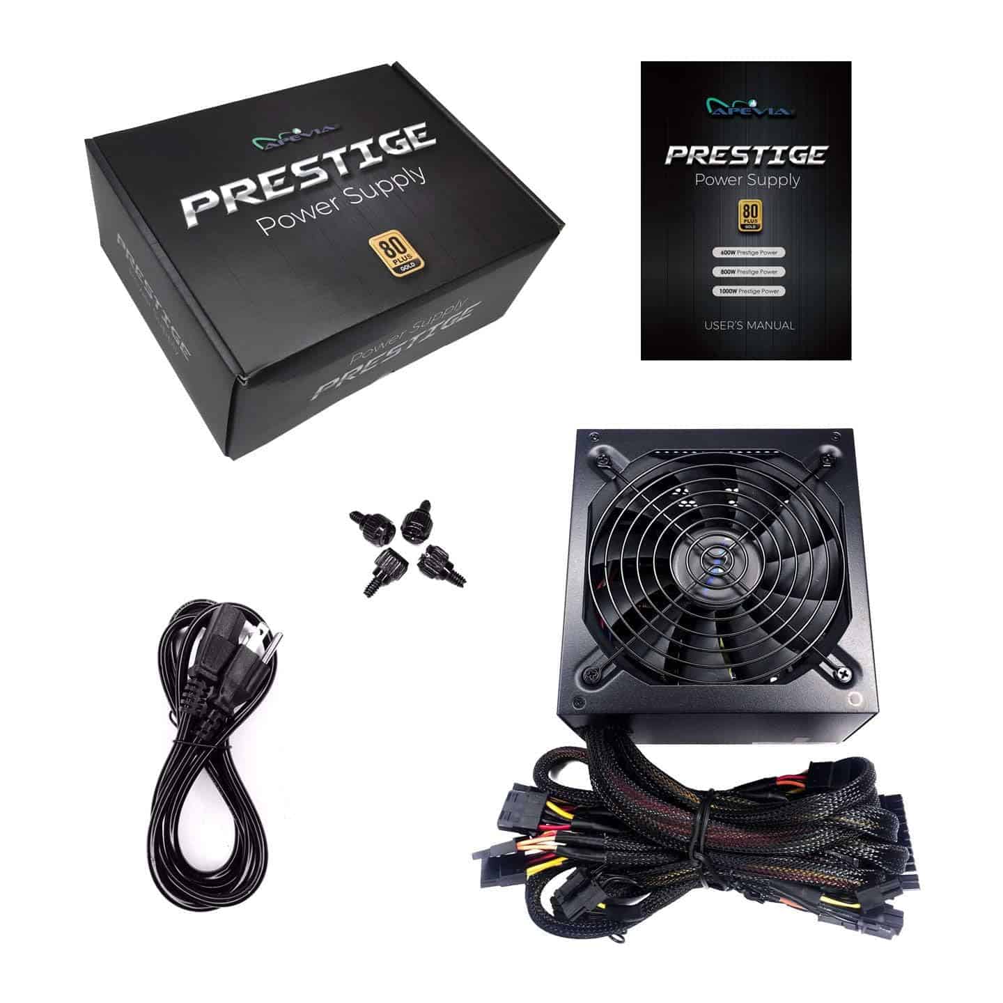 Fuente de alimentación para juegos Apevia ATX-PR600W - Imagen 7