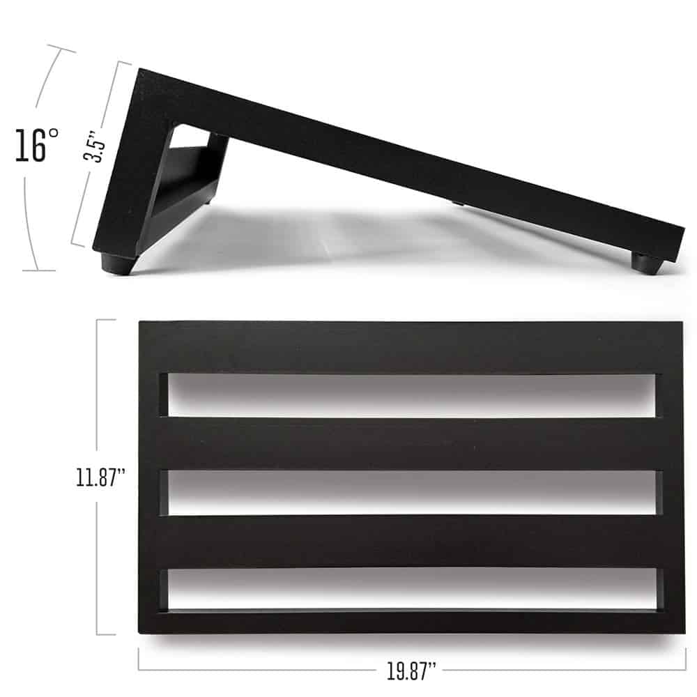 AxcessAbles Pedalera de Guitarra 20" x 12" Ligera de 4lb de - Imagen 6