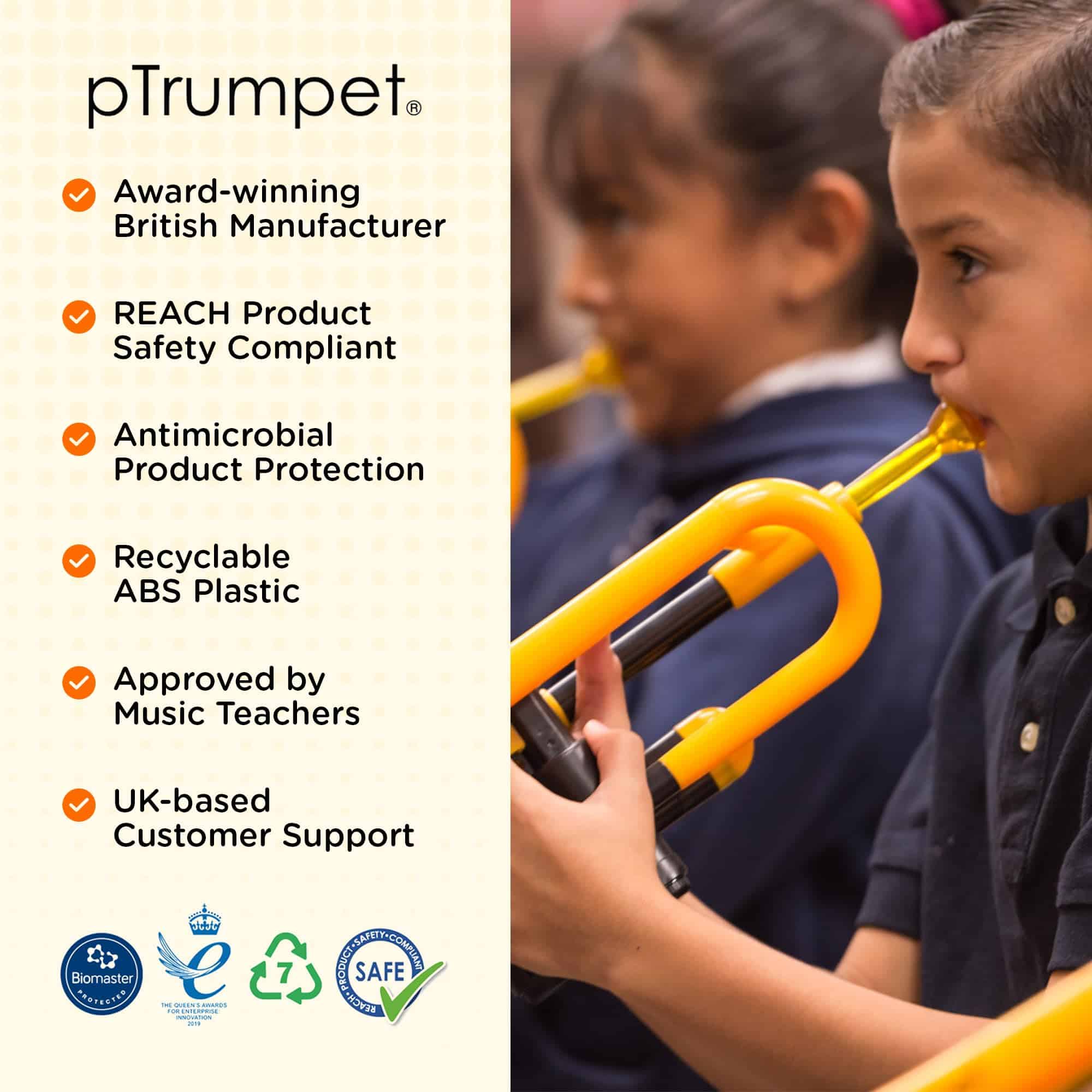 Trompeta de Plástico PINSTRUMENTS | Boquilla 3c y 5c con - Imagen 8