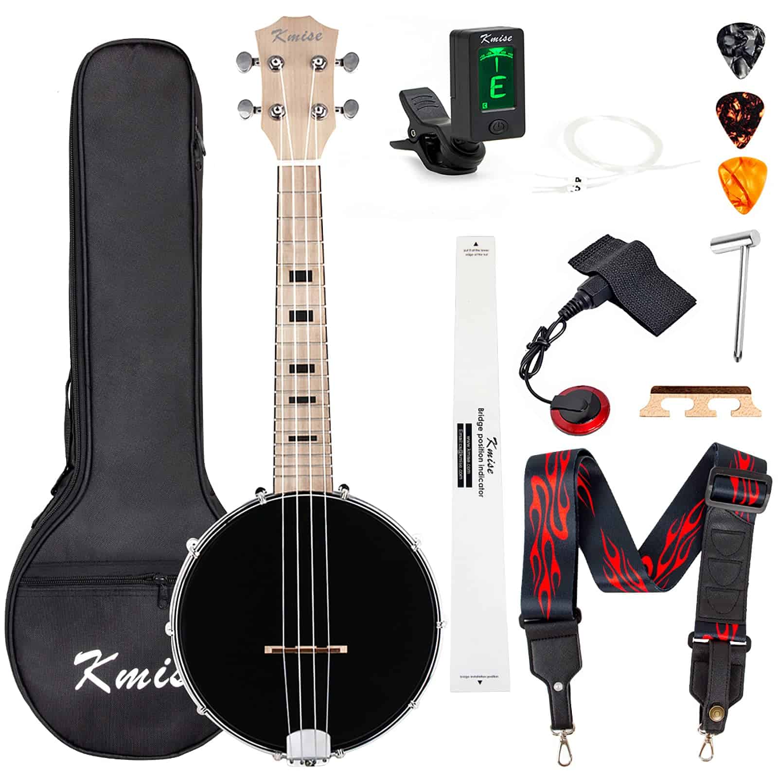 Banjolele Banjo Ukulele Tamaño Concierto de 23 Pulgadas con