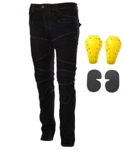 Pantalones de Mezclilla de Moto con Armadura y Protecciones