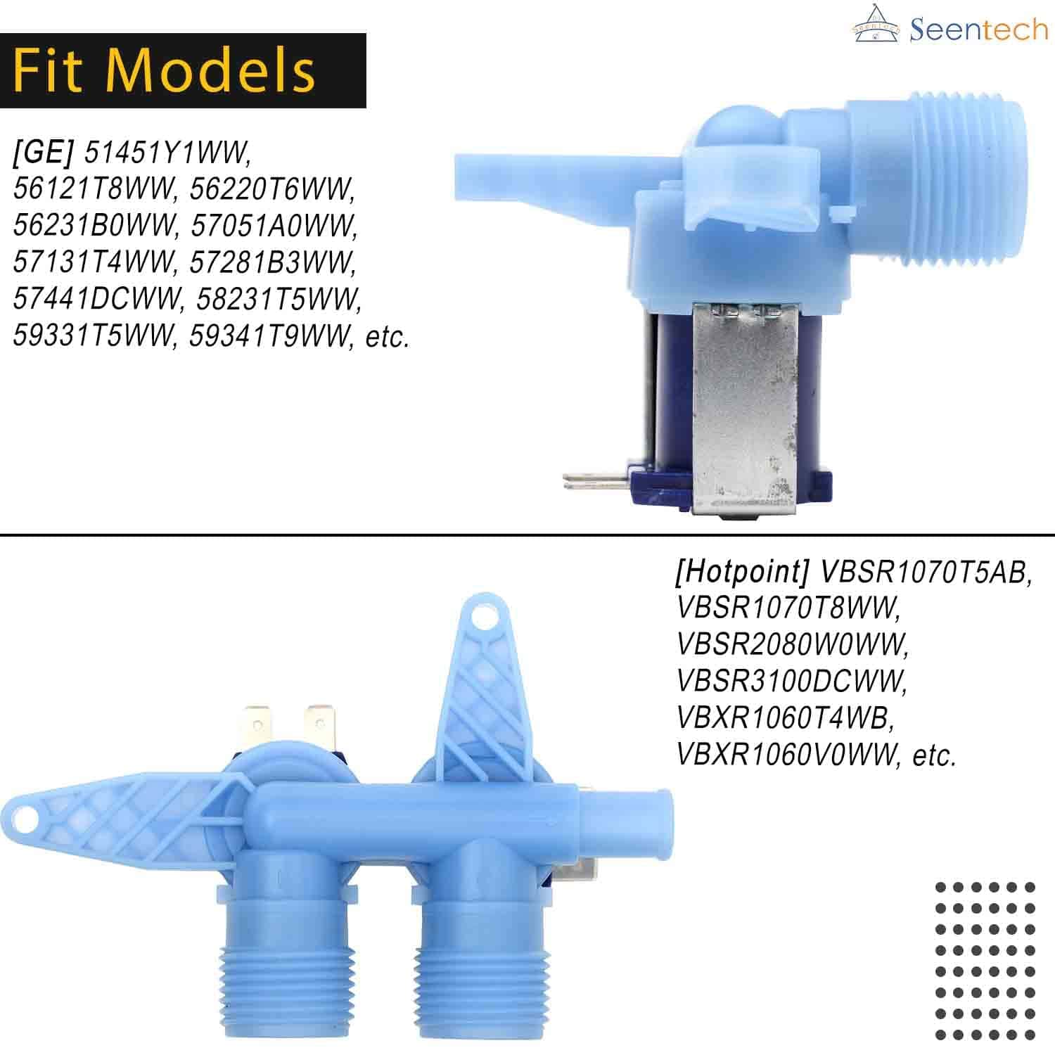 Válvula de entrada de agua para lavadora WH13X10024 por - Imagen 8