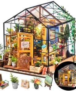 Kit de Casa Miniatura para Armar Rolife Invernadero, Kit de