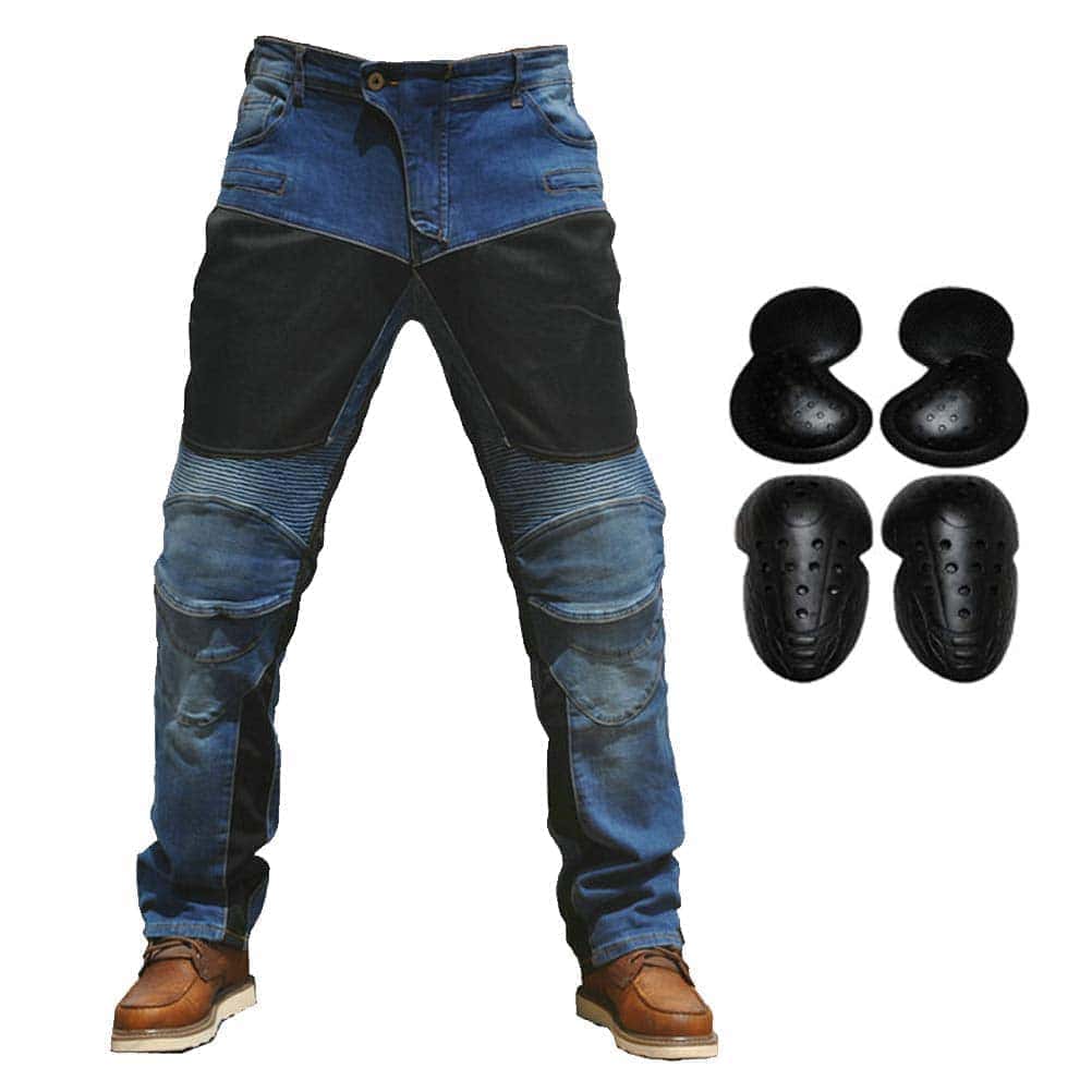 Jeans de Motocicleta para Hombre 2019 con Armadura para