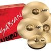 Set de platillos promocional Sabian AAX Thin Crash, Natural