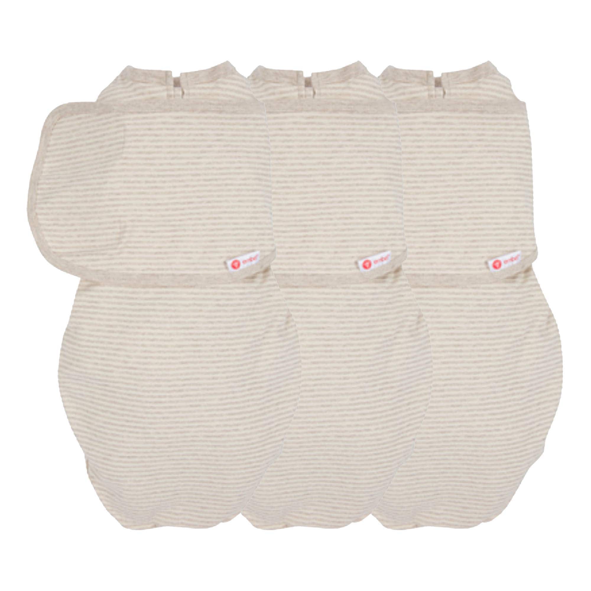 Paquete de Mantas embé Swaddle (3X Rayas de Avena)