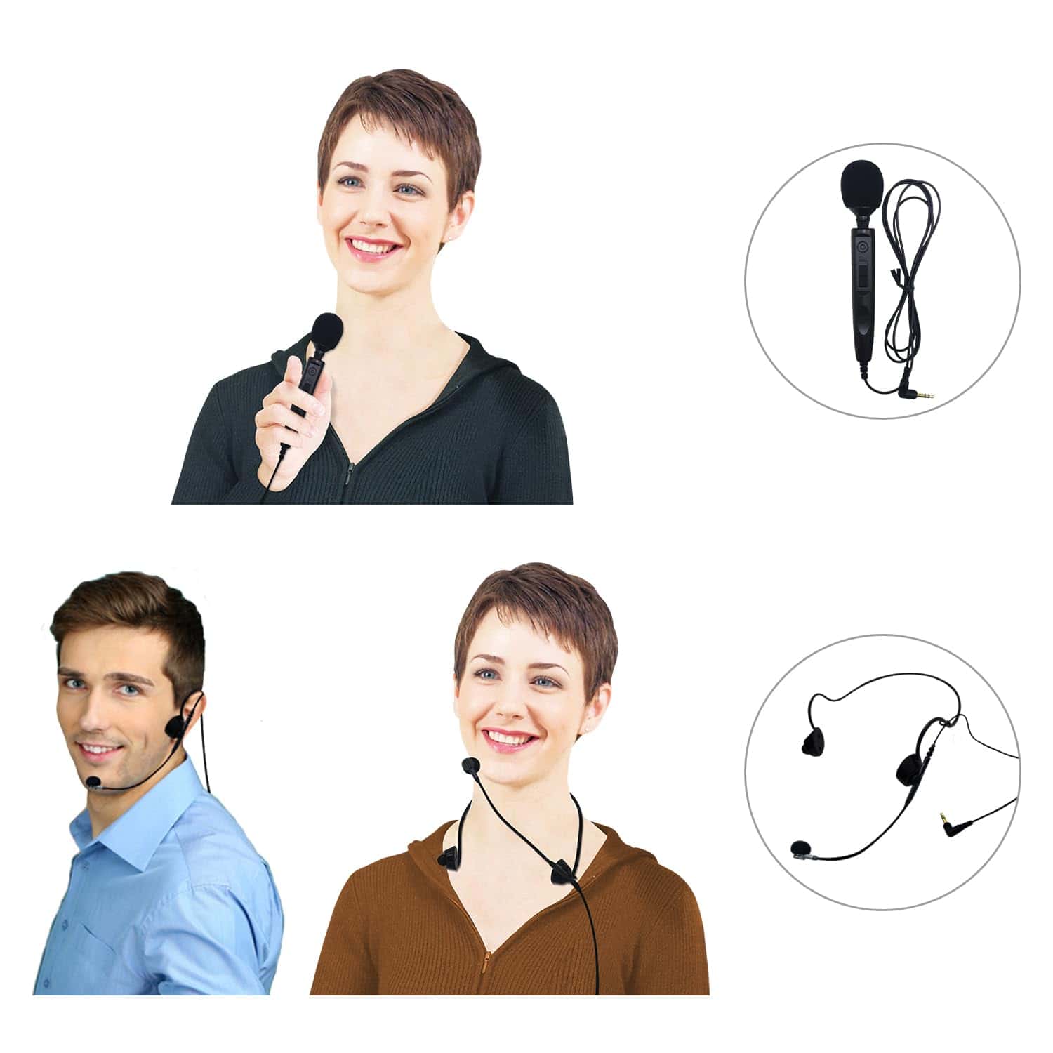 Amplificador de voz portátil GIGAPHONE SV 40W con micrófonos - Imagen 5