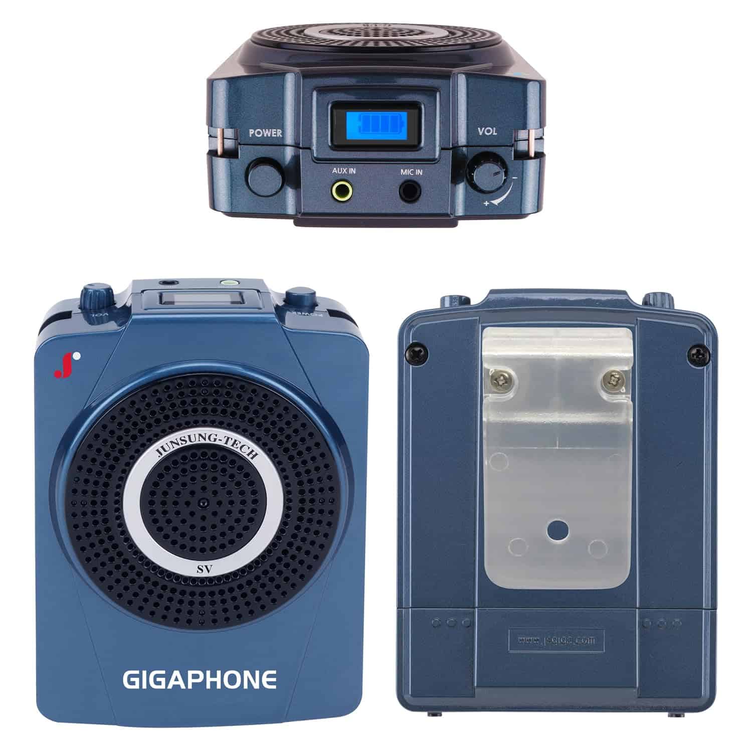 Amplificador de voz portátil GIGAPHONE SV 40W con micrófonos - Imagen 7