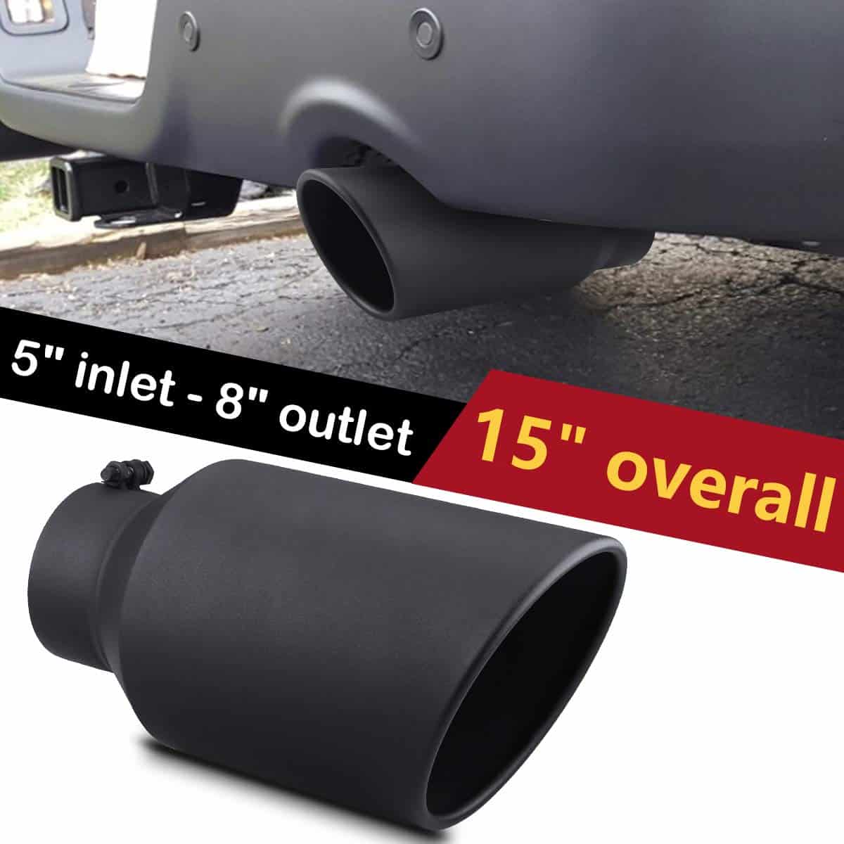 LCGP 5" Entrada 8" Salida 15" Longitud Extremo Enrollable - Imagen 7