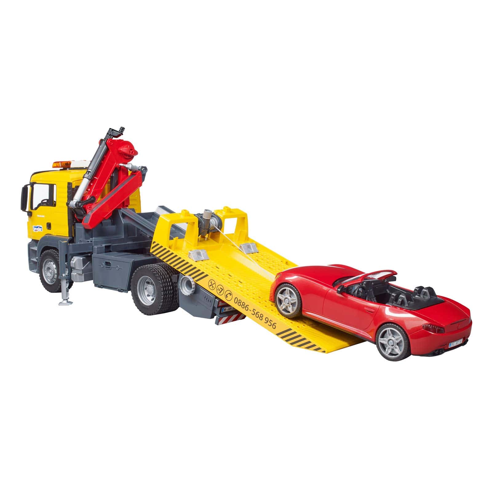 Camión de Remolque Man TGS Bruder 03750 y Módulo de Luz y - Imagen 7