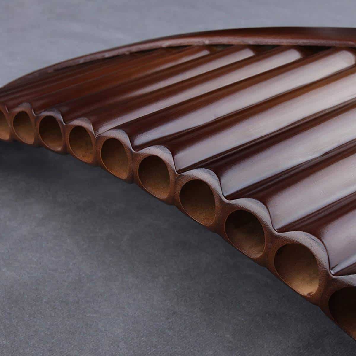 Flauta de Pan en Clave de C de 22 Tubos Instrumento Musical - Imagen 6