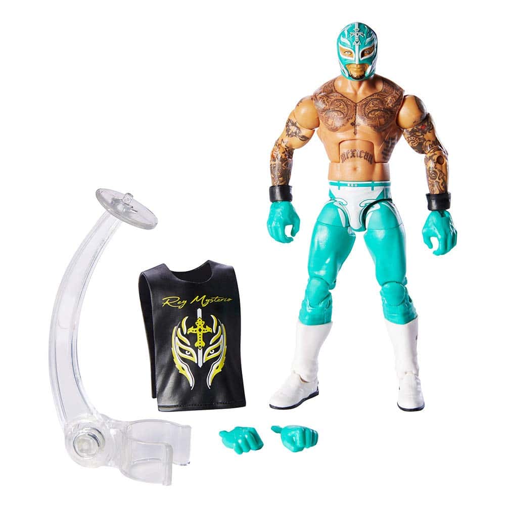 Figura de Acción de Colección Elite de WWE Rey Mysterio