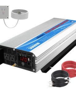 Inversor de corriente de onda sinusoidal pura de 3000