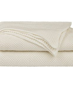 Manta de Punto 100% Algodón Tamaño Twin PiccoCasa, Mantas