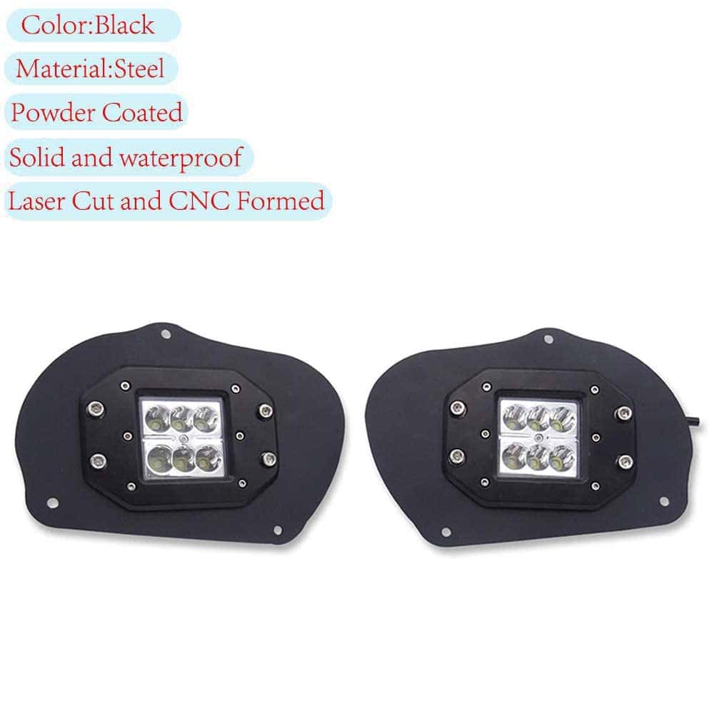 Faros LED Dasen Pod de luz antiniebla 2x 24W con Soportes - Imagen 7