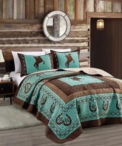 Juego de Colcha de Lujo de 3 Piezas de Sapphire Home -