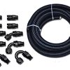 Kit de Manguera de Combustible de Nylon Negro -Negro