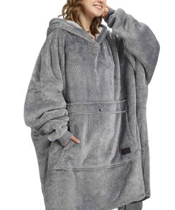 Manta con capucha tipo sudadera Catalonia de gran tamaño,