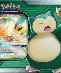 Pokemon Tag Team Tin Snorlax-GX & Eevee- TCG: Sun & Moon