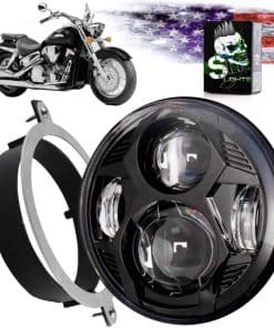 SLK-Customs VTX Faro Redondo LED Proyector Daymaker de 5.75