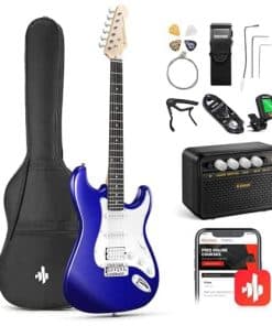 Kit de Guitarra Eléctrica Donner de 39 Pulgadas - Azul