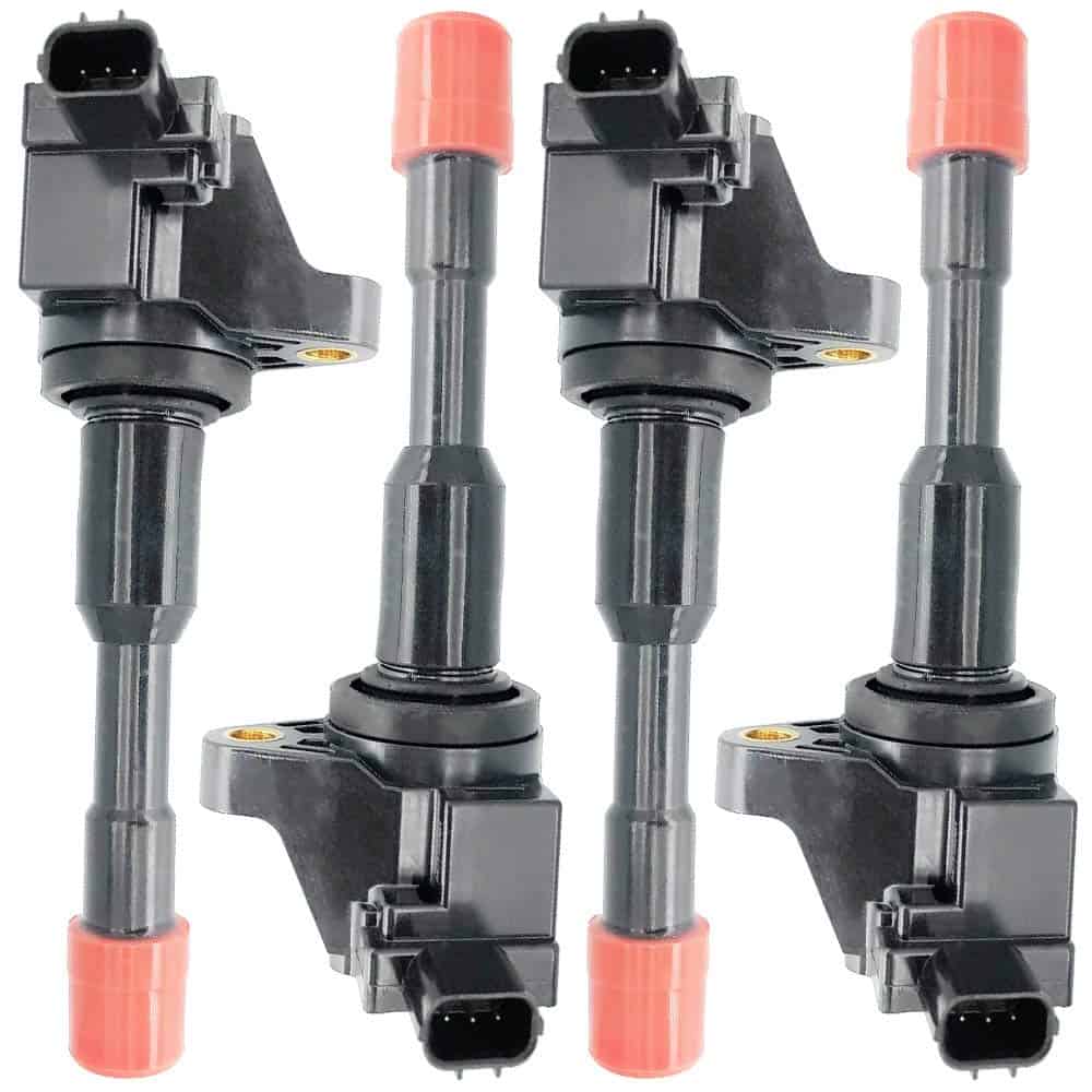 Paquete de 4 bobinas de encendido DMCOIL -Negro
