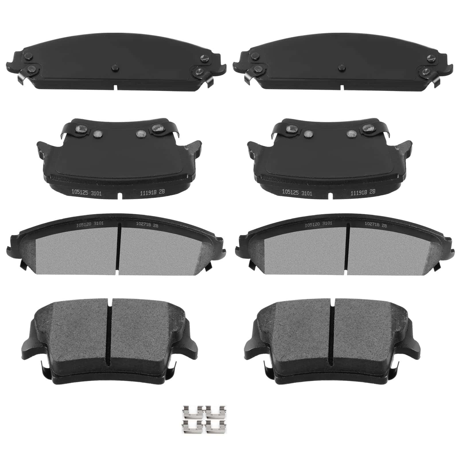 AUTOMUTO Juego de Pastillas de Frenos Cerámicos Delanteros