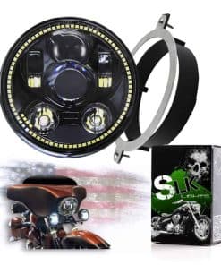 Kit de Faro LED VTX 5 3/4 pulgadas de SLK-Customs - Negro
