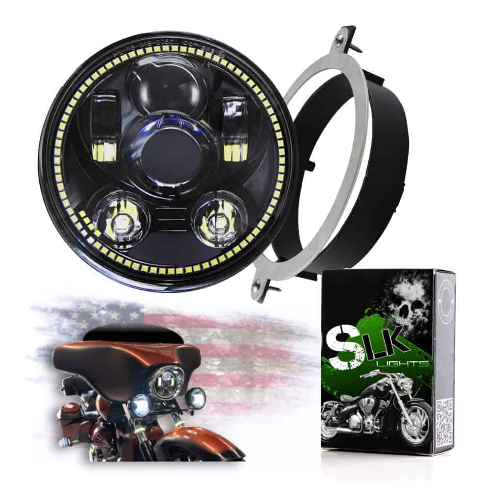 Kit de Faro LED VTX 5 3/4 pulgadas de SLK-Customs - Negro