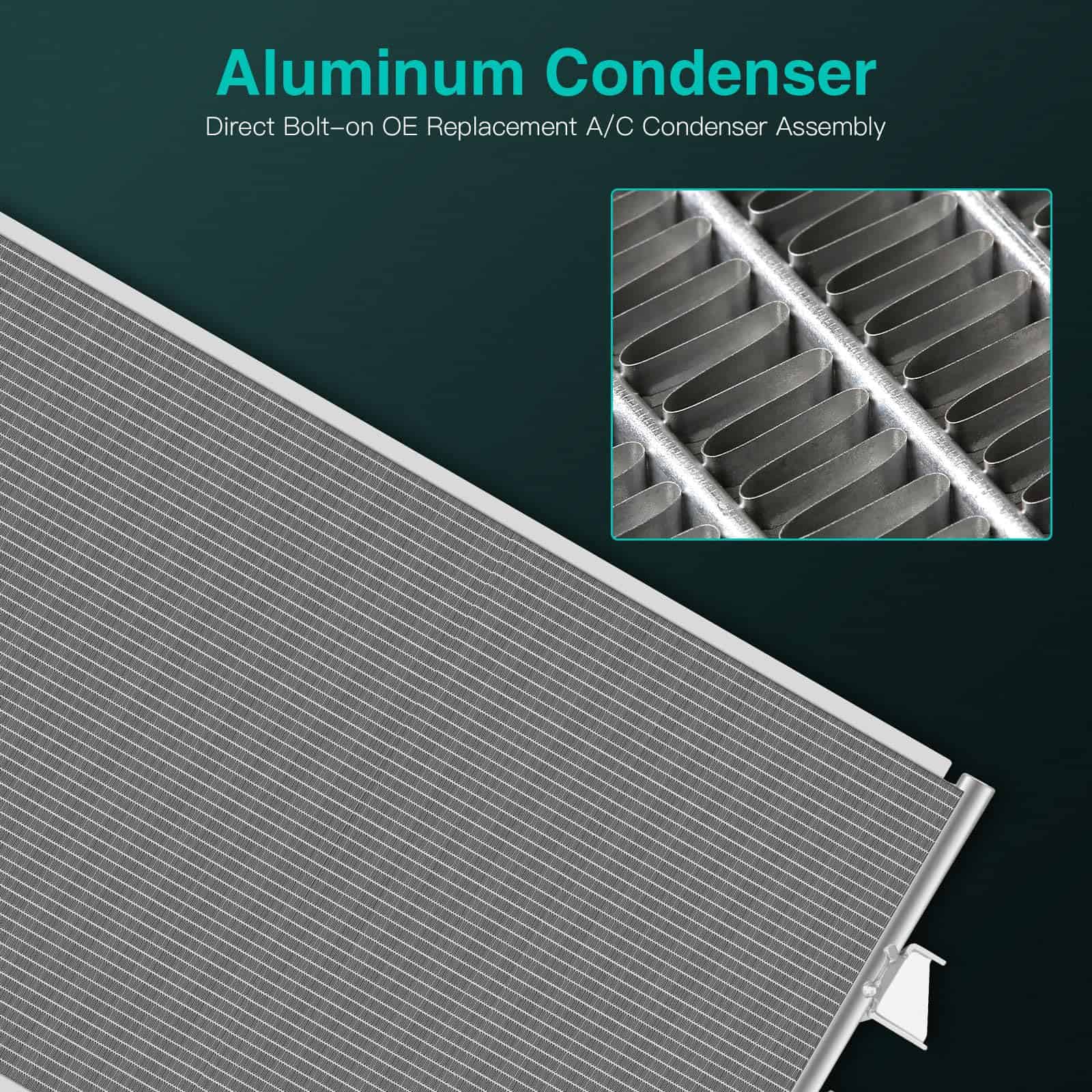 SCITOO A/C Condensador Compatible con 2001-2005 para Toyota - Imagen 3