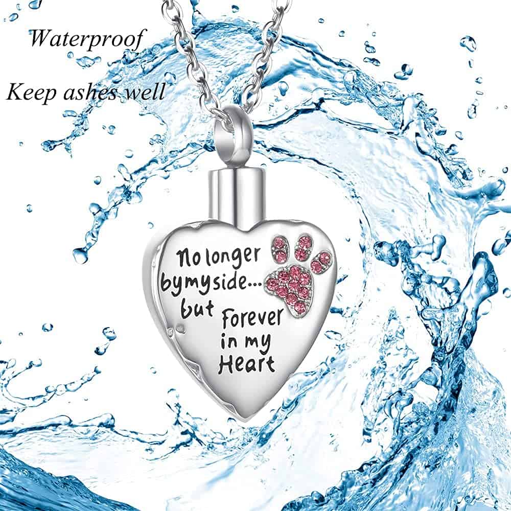 Collar de Cremación de Mascotas en Forma de Corazón de - Imagen 6