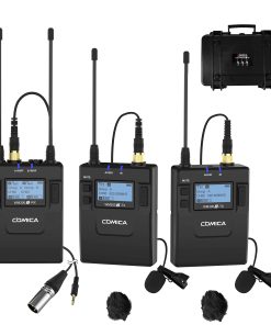 Sistema de micrófono inalámbrico de solapa Comica