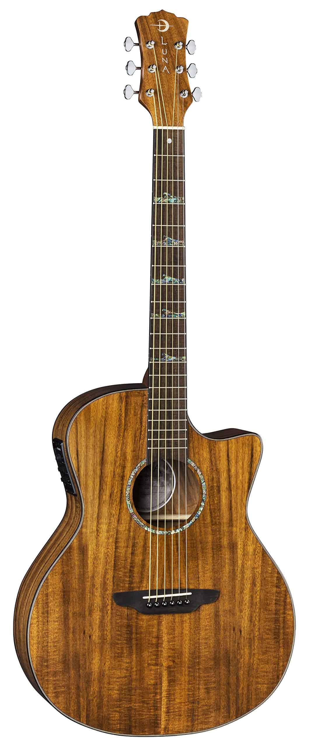 Guitarra Acústica/Eléctrica Luna High Tide Grand Concert - Imagen 3