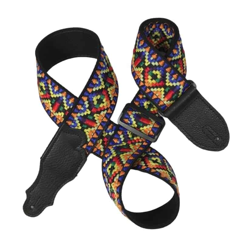 Correa de guitarra retro Folk de 2" de Franklin Strap