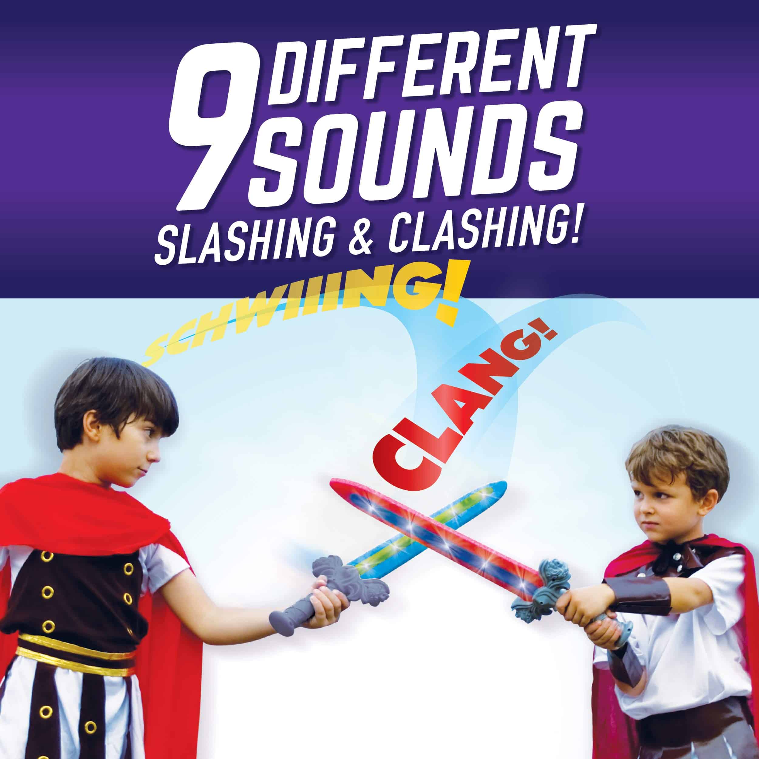 Espadas de Juguete de Duelo 23" Geospace Knight Geosword - Imagen 5