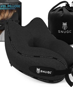 Almohada de Viaje para el Cuello SNUGL - -Negro