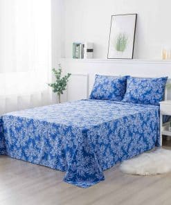 Juego de sábanas Vintage Azul Softta California King 4