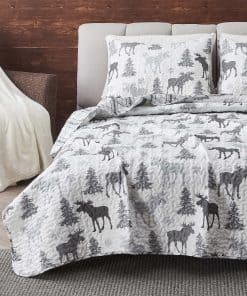 Colcha de Cama Lodge Tamaño Twin/Twin XL Set de Edredón