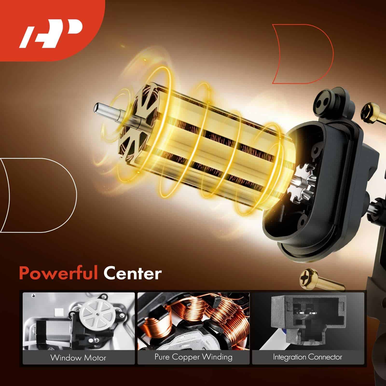 Regulador de ventana eléctrico A-Premium con Motor de 2 - Imagen 5