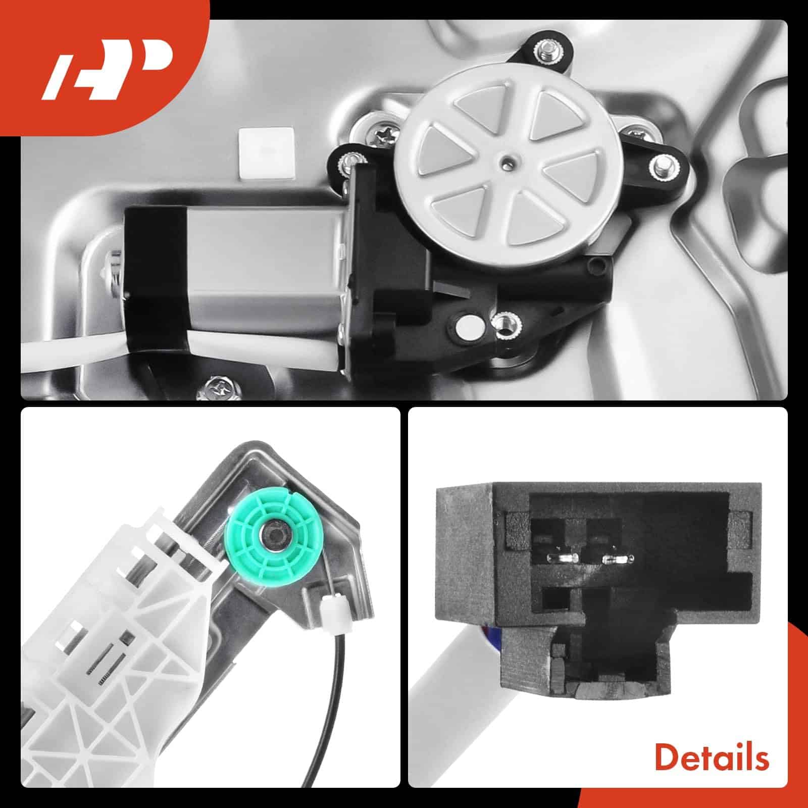 Regulador de ventana eléctrico A-Premium con Motor de 2 - Imagen 9