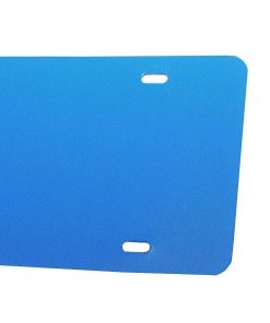 10x Chevron Azul - Placa de Matrícula de Aluminio Anodizado