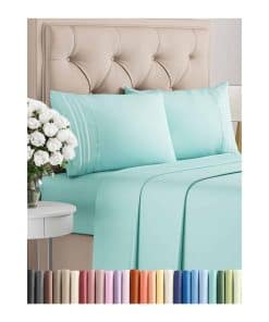 Juego de sábanas tamaño California King de 4 piezas -