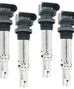 Juego de 4 Bobinas de Encendido Compatible con Audi A1 A2