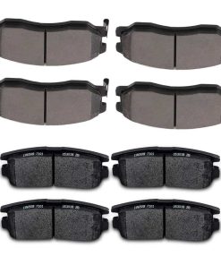 Kit de pastillas de freno de cerámica SCITOO, 8 piezas de