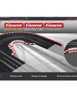 Pista de Carreras de Autos de Ranura con Curva de Horquilla