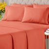 Juego de sábanas completo de 6 piezas - Cómodo, -Coral