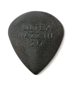 Dunlop Ultex Jazz III Negro 2.0mm Paquete de Jugador 4 Pack