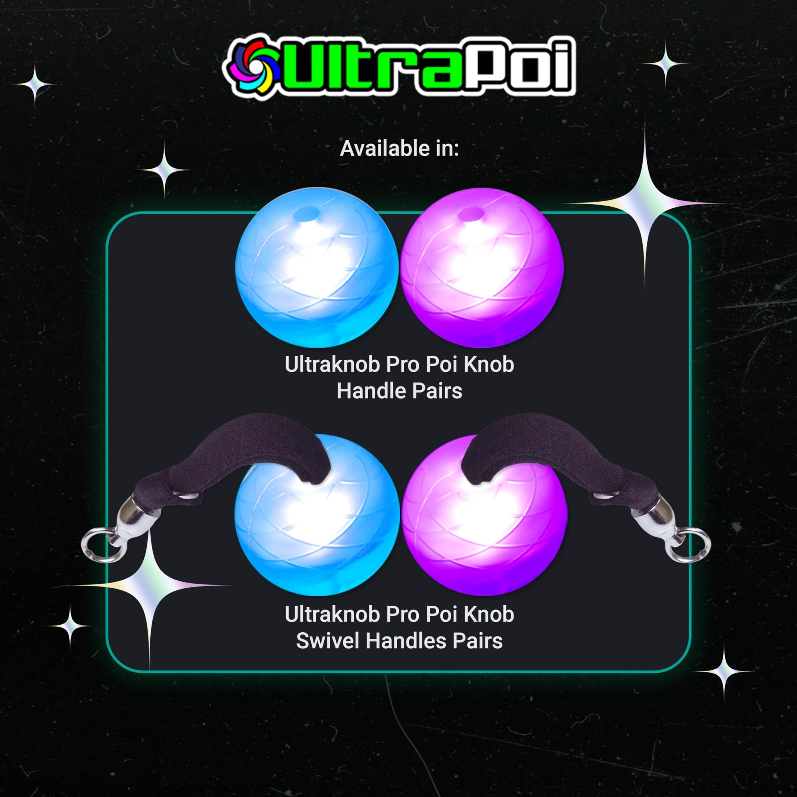 Juego de mandos UltraKnob Pro para poi de UltraPoi (Par - Imagen 8