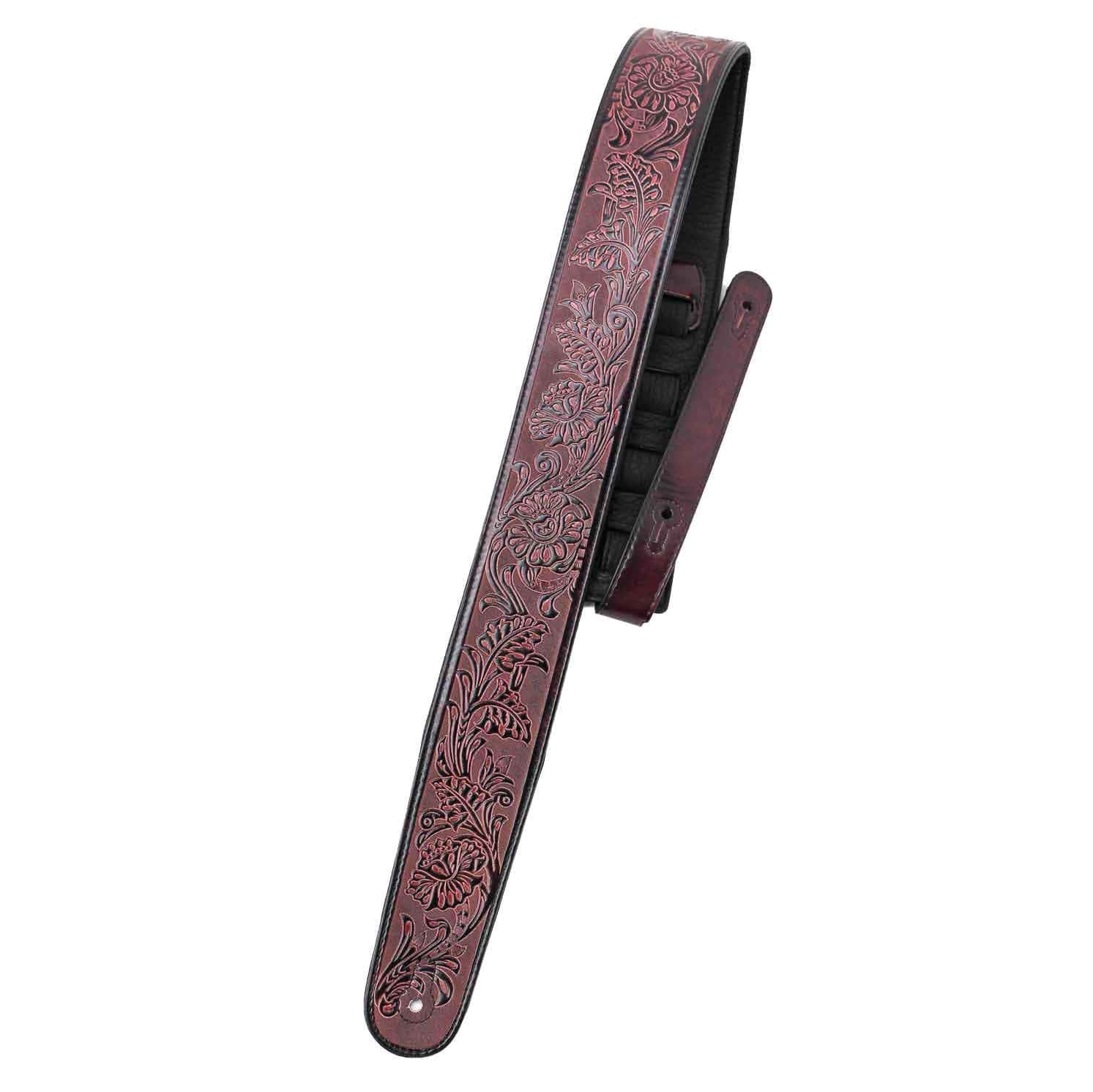 Correa de guitarra acolchada hecha a mano -y de bajo - Imagen 3